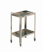 Apparecchiature elettromedicali Elba elettromedicali, Carrello 2 ripiani INOX cm60x40x80h