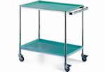 Apparecchiature elettromedicali Elba elettromedicali, Carrello 2 ripiani ABS cm60x40x82h